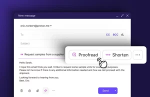 Proton Mail wprowadza nowego asystenta do pisania listów z sztuczną inteligencją